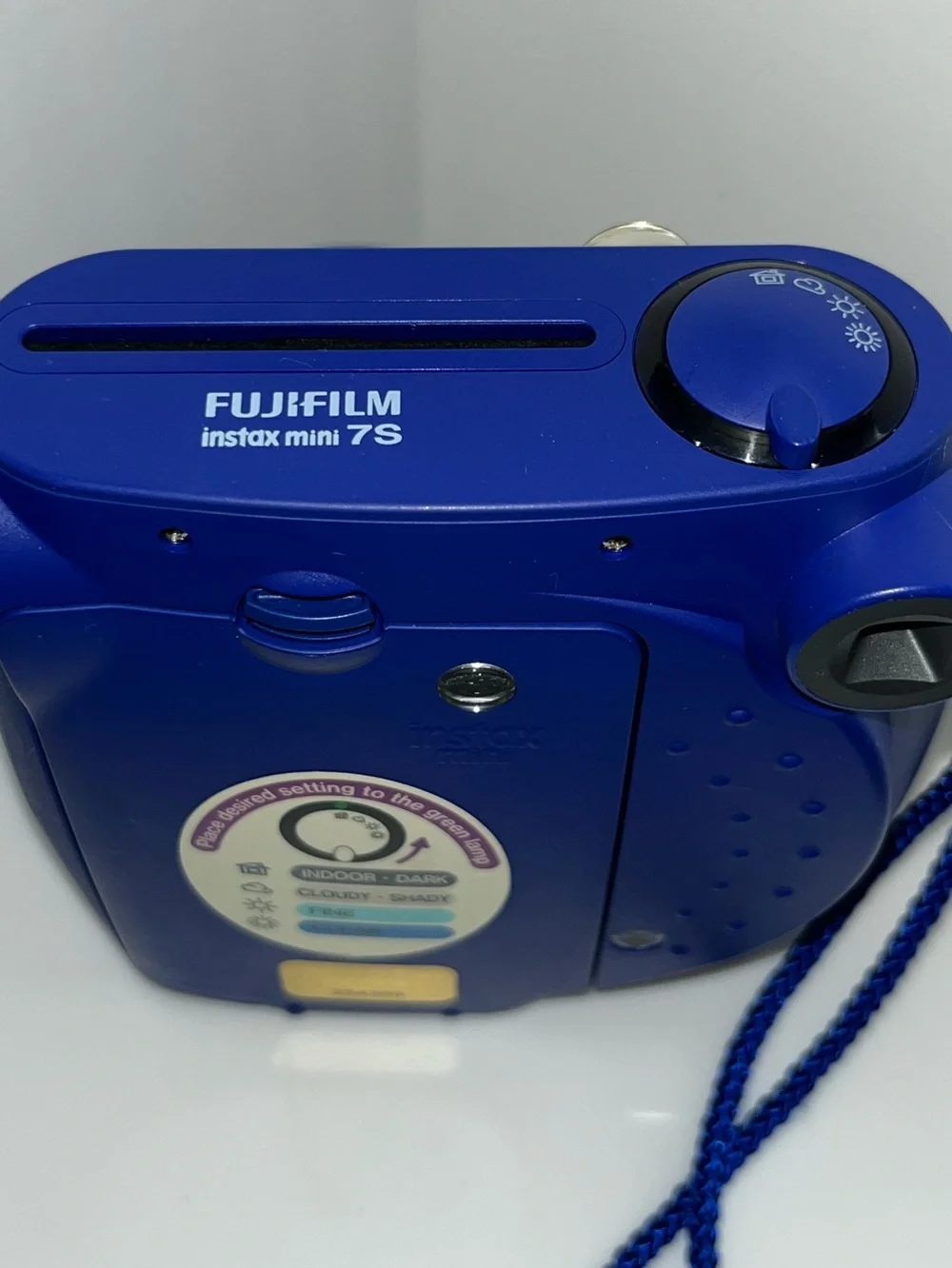 FUJIFILM Instax Mini 7S Blue Instant Print Film Camera: Works 100%